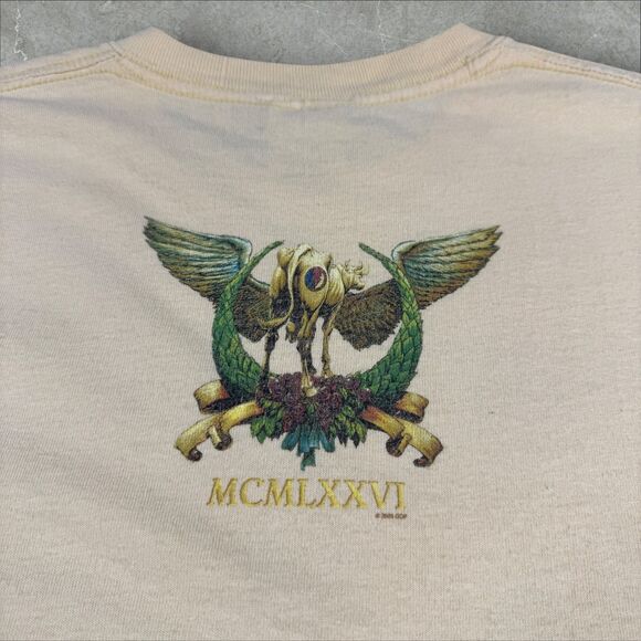 VTG Y2K Liquid Blue Grateful Dead Live At the Cow Palace NYE 1976 Grey Tag - Med - Picture 8 of 11